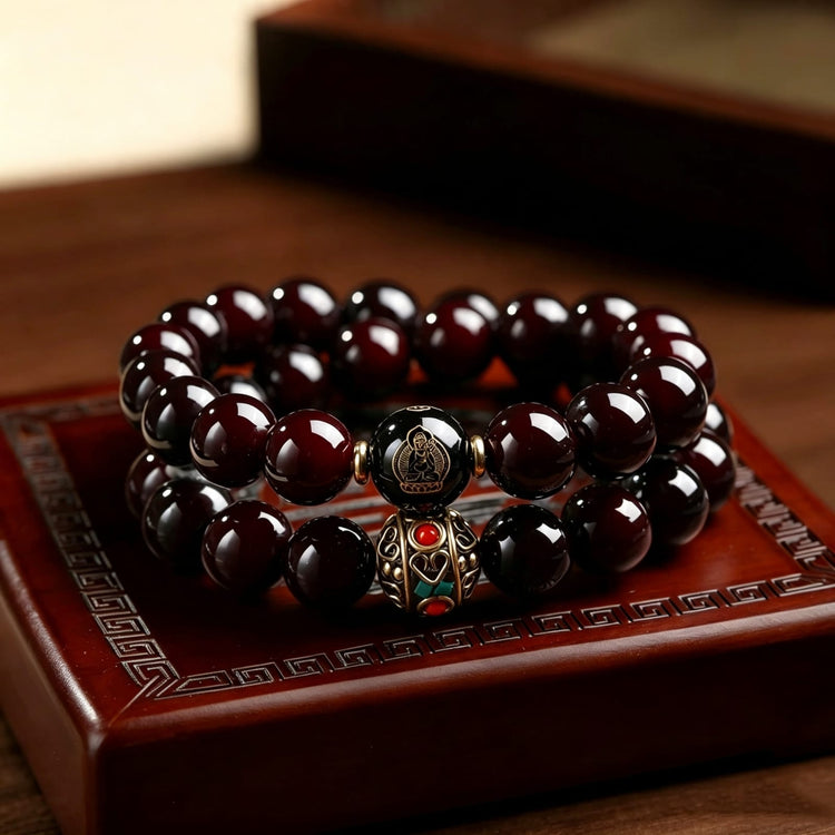 Bodhi "Good Fortune" Double-Wrap Bracelet