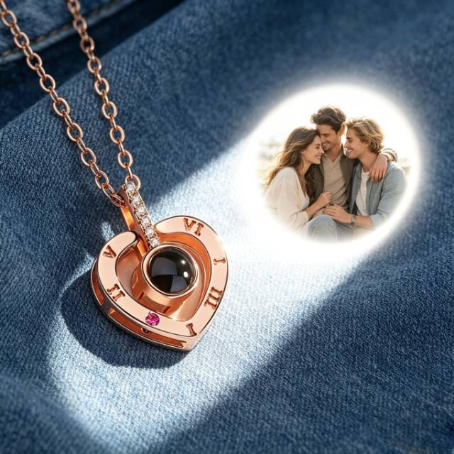 Luxury 925 Sterling Silver Nano-Projection Necklace