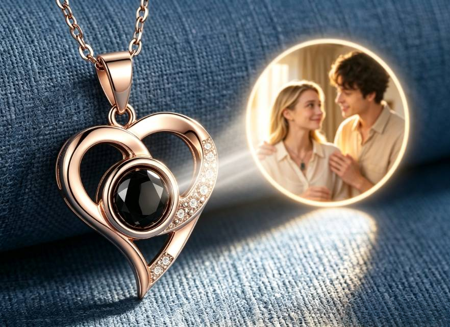 Luxury 925 Sterling Silver Nano-Projection Necklace